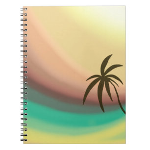 Desert Wave Spiral Notebook