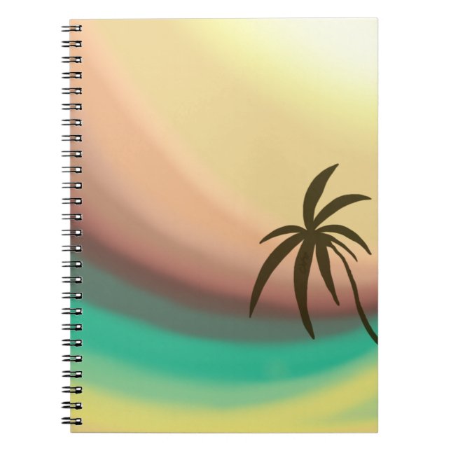 Desert Wave Spiral Notebook (Front)