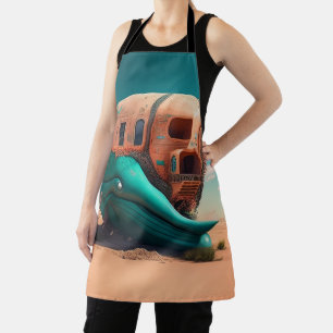 Desert whale house apron