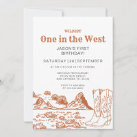 Desert Wildest one in the West 1st  Birthday 