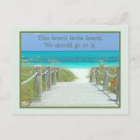 DESERTED BEACH AND TURQUOISE CARIBBEAN WATER