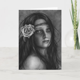 Deserted Rose Greeting Card