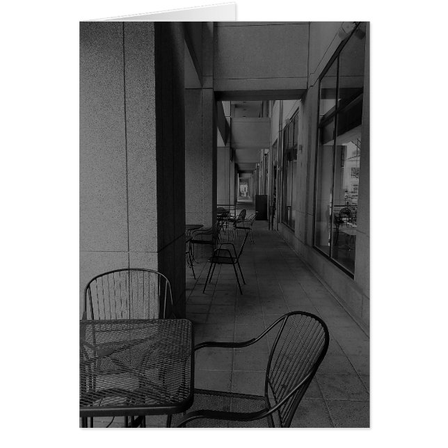 Deserted Walkway / Noir (Front)