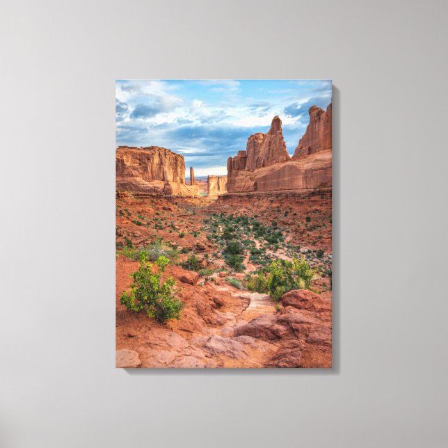 Deserts | Arches National Park, Utah Canvas Print (Front)