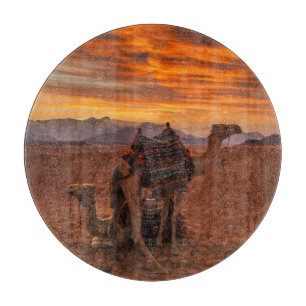 Deserts Bactrian Camel Egypt Sand Dune Cutting Board