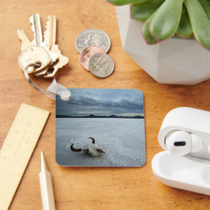 Deserts   Bonneville Salt Flats Utah Key Ring