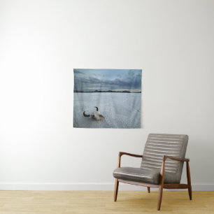 Deserts   Bonneville Salt Flats Utah Tapestry