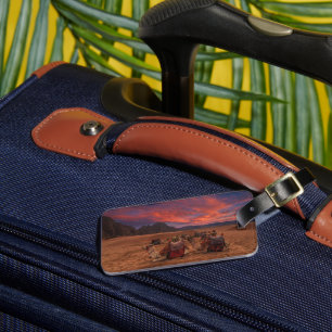 Deserts Camels Sinai Mountains Egypt Luggage Tag