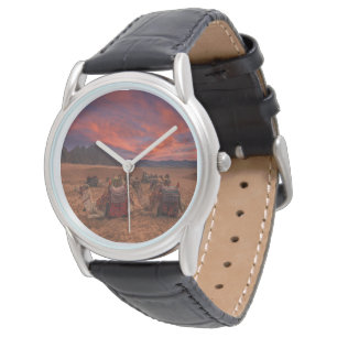 Deserts Camels Sinai Mountains Egypt Watch