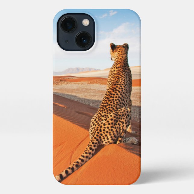 Deserts | Cheetah Savannah Desert iPhone Case (Back)