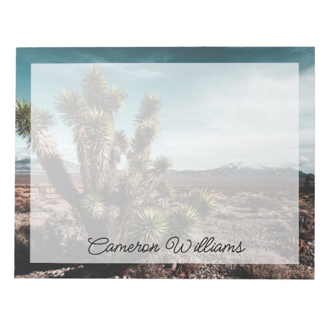 Deserts | Cholla Cactus Notepad (Front)