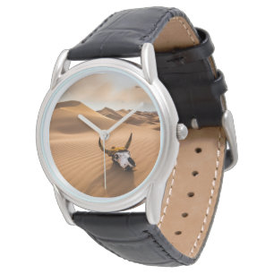 Deserts   Cow Skull Rippled Sand Dunes Watch