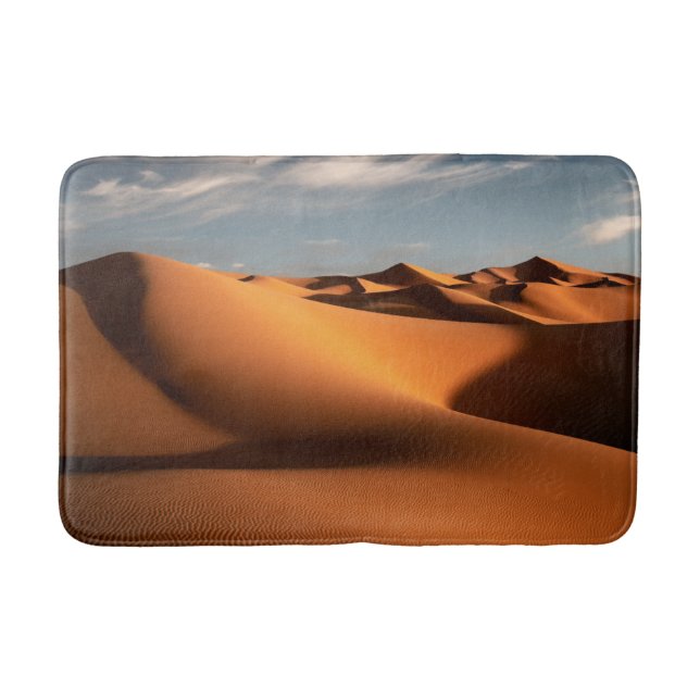 Deserts | Erg Chebbi Dunes Morocco Bath Mat (Front)