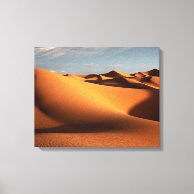 Deserts | Erg Chebbi Dunes Morocco Canvas Print (Front)