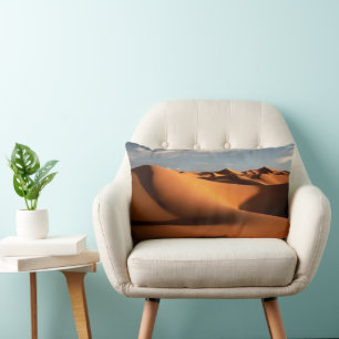 Deserts Erg Chebbi Dunes Morocco Lumbar Cushion