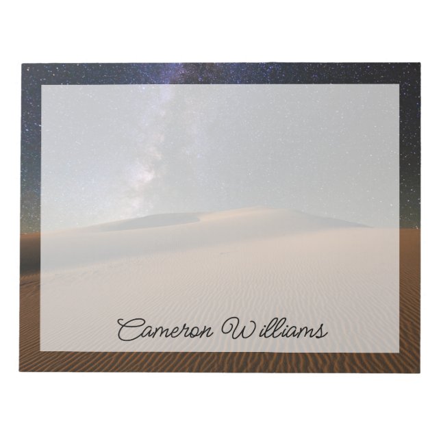 Deserts | Gobi Desert, Mongolia Notepad (Front)