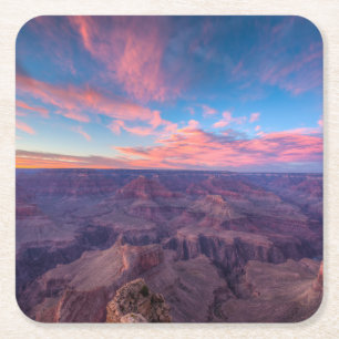 Deserts Hopi Point Grand Canyon Arizona Square Paper Coaster