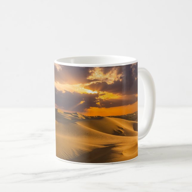 Deserts | Landscape of Sand Dunes Coffee Mug (Front Right)