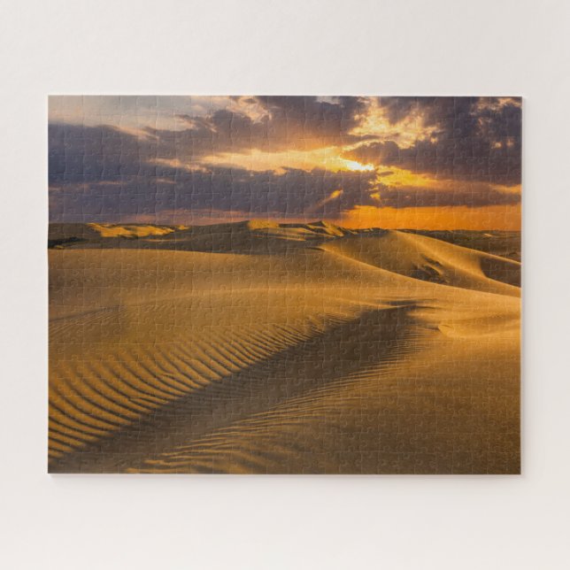 Deserts | Landscape of Sand Dunes Jigsaw Puzzle (Horizontal)