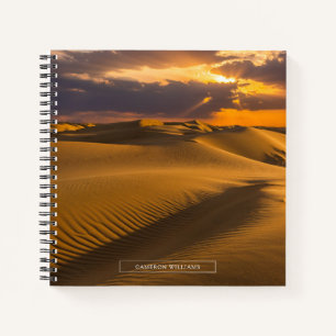 Deserts   Landscape of Sand Dunes Notebook