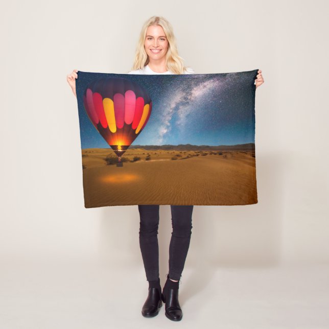 Deserts | Mesquite Dunes Death Valley Fleece Blanket (In Situ)