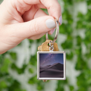 Deserts   Milky Way Starry Sky Sand Dune Dubai Key Ring