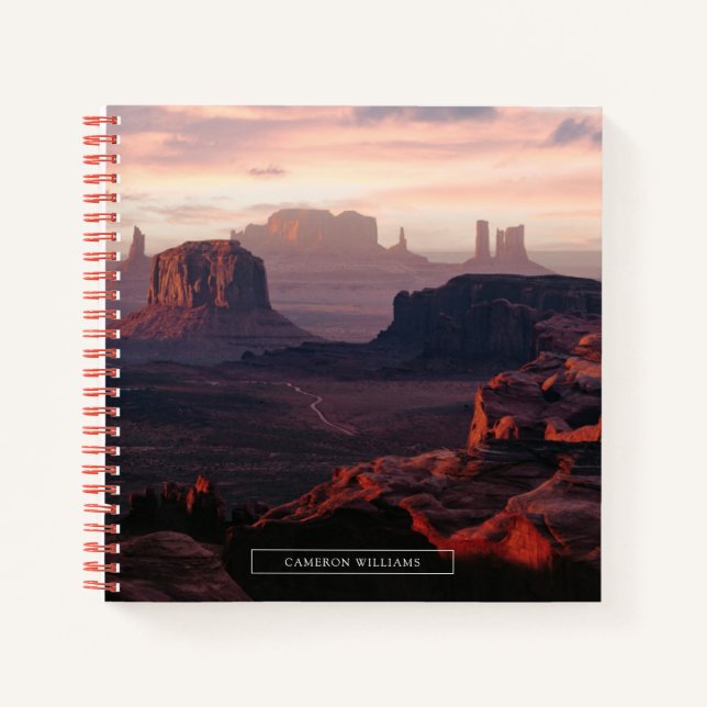 Deserts | Monument Valley Utah-Ariziona Notebook (Front)