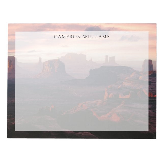 Deserts | Monument Valley Utah-Ariziona Notepad (Front)
