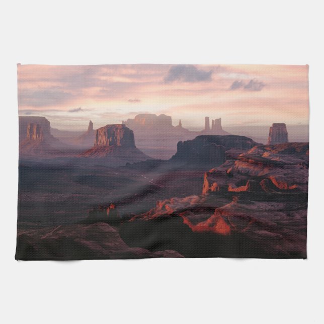 Deserts | Monument Valley Utah-Ariziona Tea Towel (Horizontal)