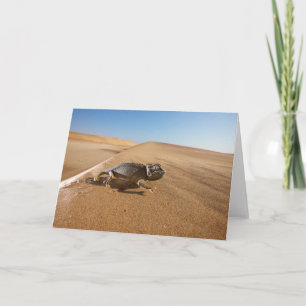 Deserts Namaqua Chameleon in Desert Card
