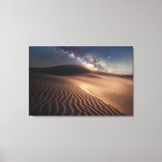 Deserts | Ordos City Mongolia China Canvas Print (Front)