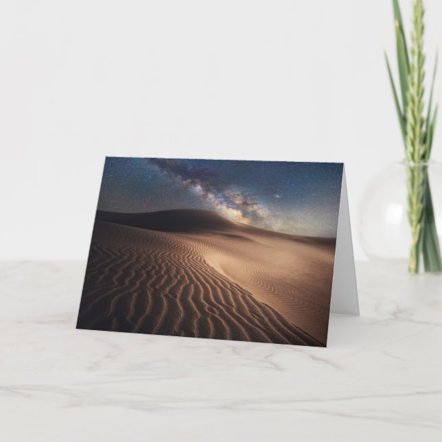 Deserts | Ordos City Mongolia China Card (Front)