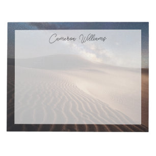 Deserts Ordos City Mongolia China Notepad