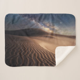 Deserts   Ordos City Mongolia China Sherpa Blanket