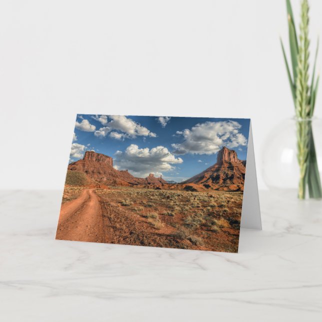 Deserts | Professor Valley Near Moab, Utah Card (Front)