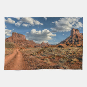 Deserts   Professor Valley Near Moab, Utah Tea Towel