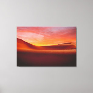 Deserts Rolling Desert Landscape Canvas Print