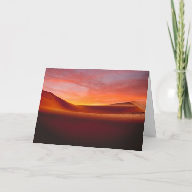 Deserts | Rolling Desert Landscape Card (Front)