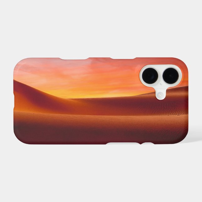 Deserts | Rolling Desert Landscape iPhone Case (Back Horizontal)