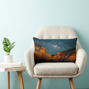Deserts Sam Pan Bok Night time Thailand Lumbar Cushion