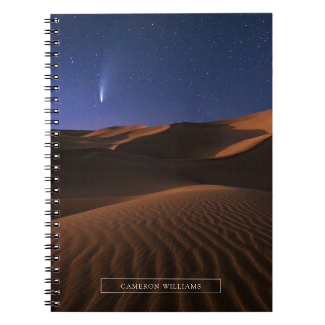 Deserts | Sand Dune Galaxy Notebook (Front)