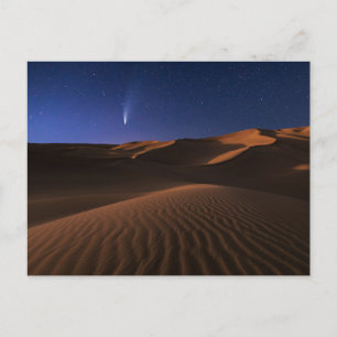Deserts   Sand Dune Galaxy Postcard