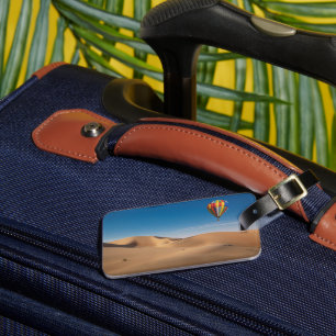 Deserts Sand Dunes in the Dubai Desert Luggage Tag
