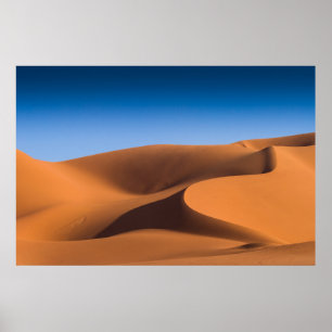 Deserts   Sand Dunes Near Illizi, South Algeria Poster