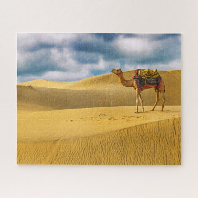 Deserts | Thar Desert Rajasthan India Camel Jigsaw Puzzle (Horizontal)