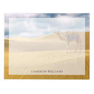 Deserts   Thar Desert Rajasthan India Camel Notepad