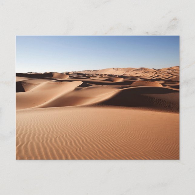 Deserts | United Arab Emirates Sand Dunes Postcard (Front)