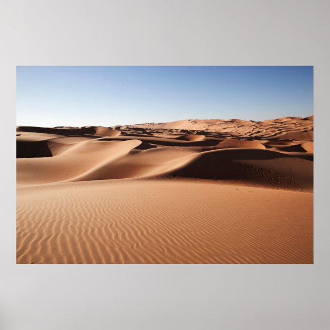 Deserts | United Arab Emirates Sand Dunes Poster (Front)