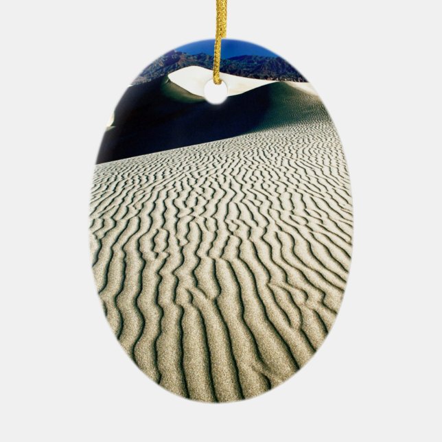 Deserts Wind Etchings Death Valley Ceramic Tree Decoration (Front)