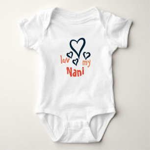 Desi Baby Onsie - Luv My Nani 1 Baby Bodysuit